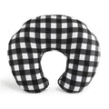 Black & White Buffalo Plaid Nursing Pillow