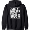 Men's male nurses, nursing profession, humor Graphic Hoodie/Graphic T-Shirt - Regular Fit | Soft & Breathable Fabric, Durable Print, Everyday Comfort, Machine Washable, casual, humorous, graphic print everyday wear, casual outing, healthcare