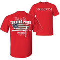 October 14th Red T-Shirt, This Is The Turning Point 1993-2025 For Charlie Shirt, Freedom Shirt, Christian Cross, Flag USA Tee