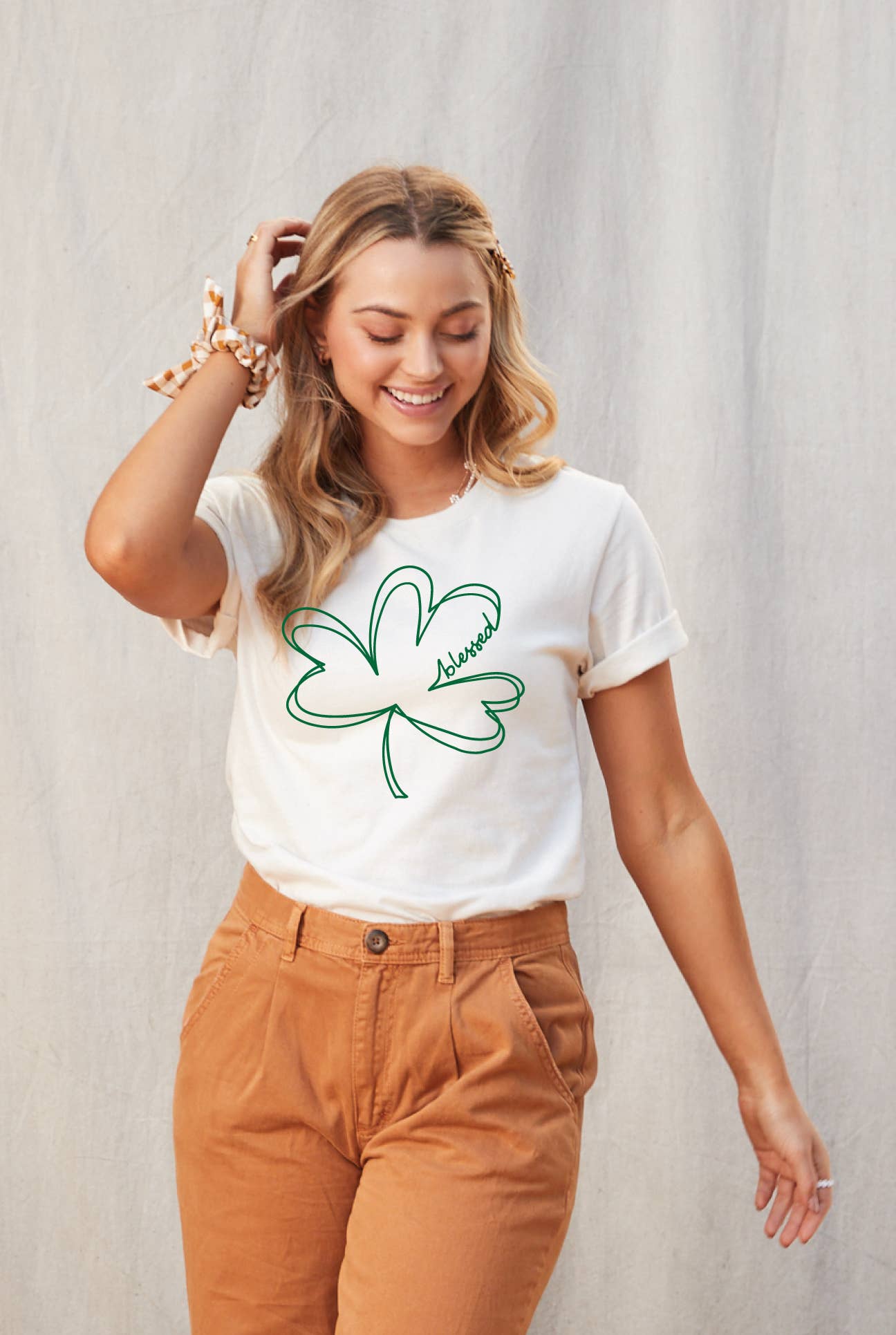 Blessed Clover Graphic T-Shirt