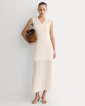 Lace Knit Maxi Sweater Dress