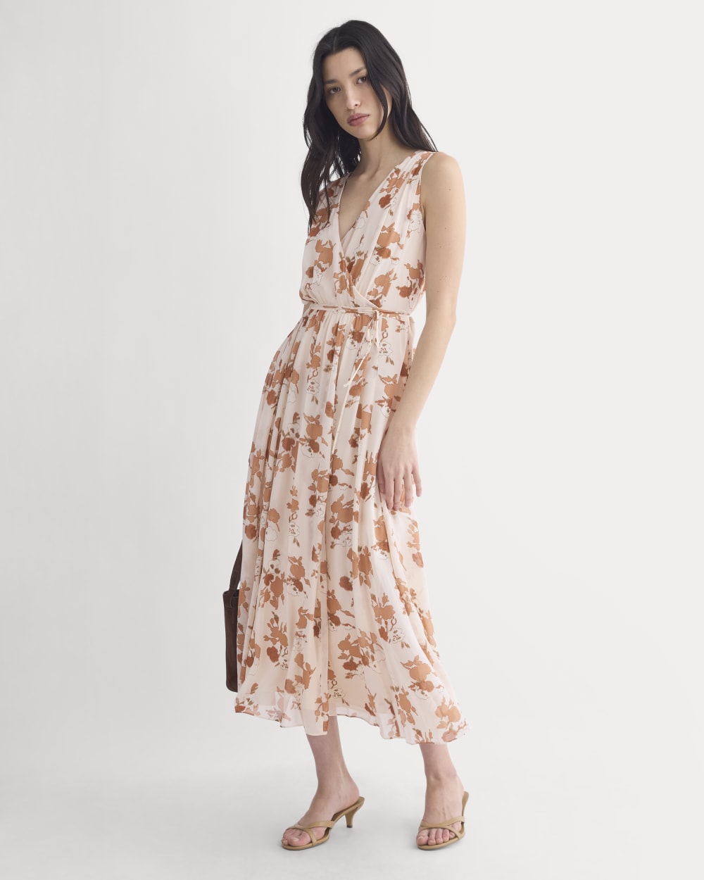 Maxi Dress in Silk Georgette