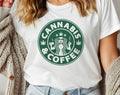 Cannabis and Coffee - Funny Weed Parody Graphic Shirt