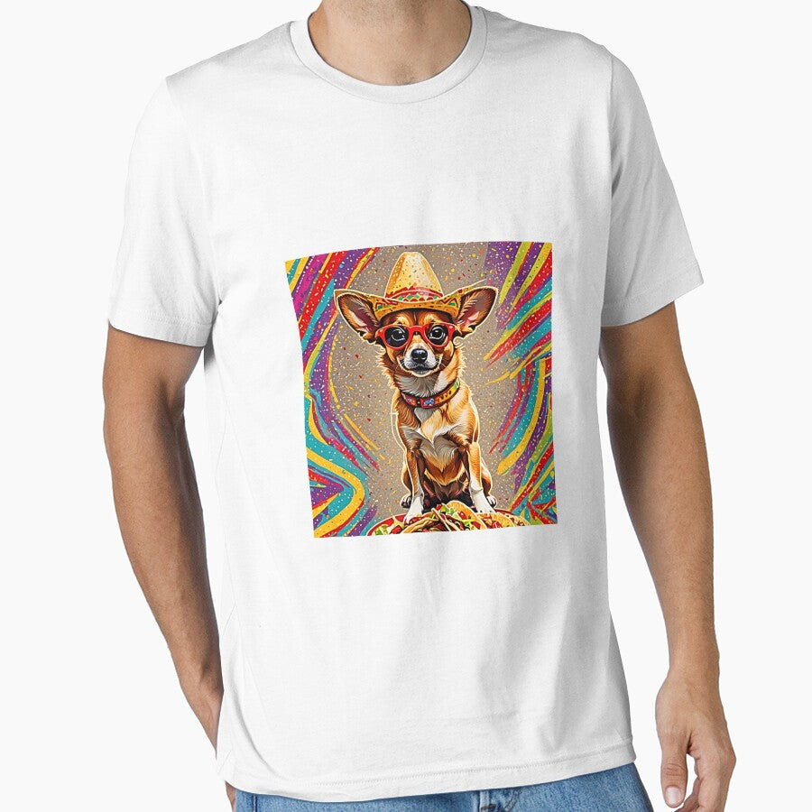 Rainbow Yo Quiero Taco Bell Chihuahua Dog taco bell by Earth Nature Creations Unisex T-shirt, Sweatshirt, Hoodie, Long Sleeve Tee