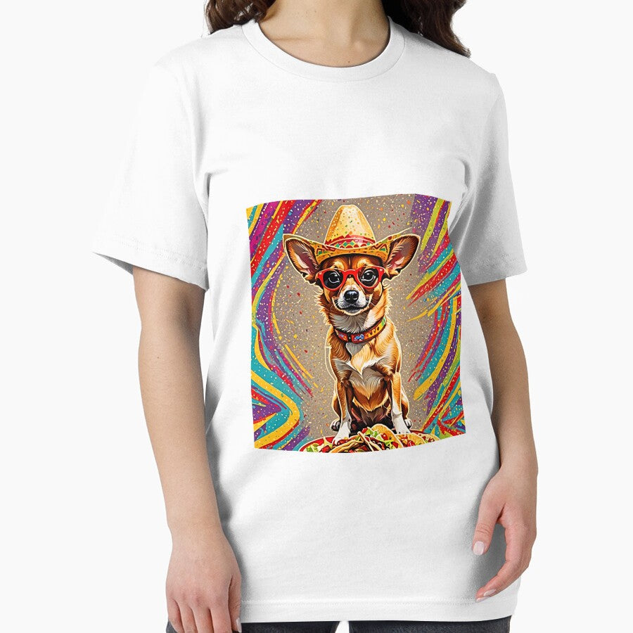 Rainbow Yo Quiero Taco Bell Chihuahua Dog taco bell by Earth Nature Creations Unisex T-shirt, Sweatshirt, Hoodie, Long Sleeve Tee