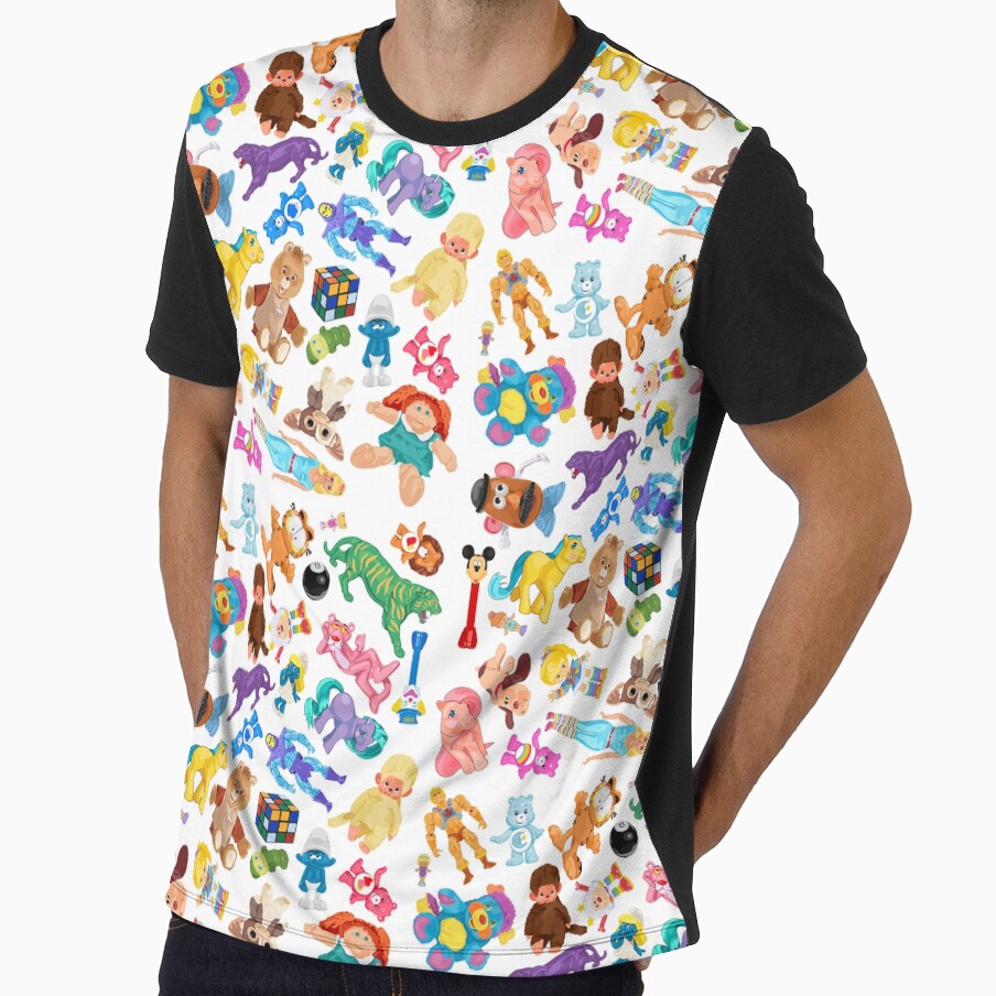 80s Toy Collage by hellomalcolm Unisex T-shirt, Sweatshirt, Hoodie, Long Sleeve Tee